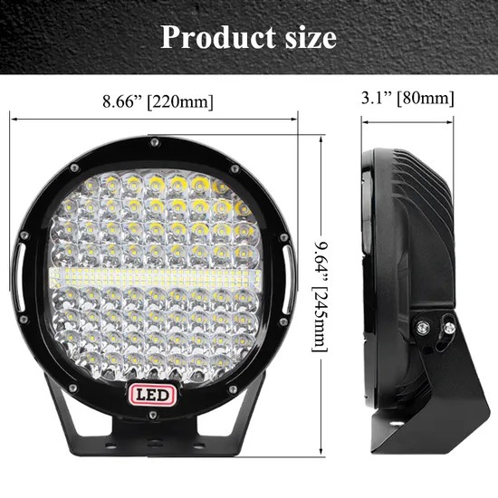 9-inch 150W 12V/24V Marine LED Boat Spotlight